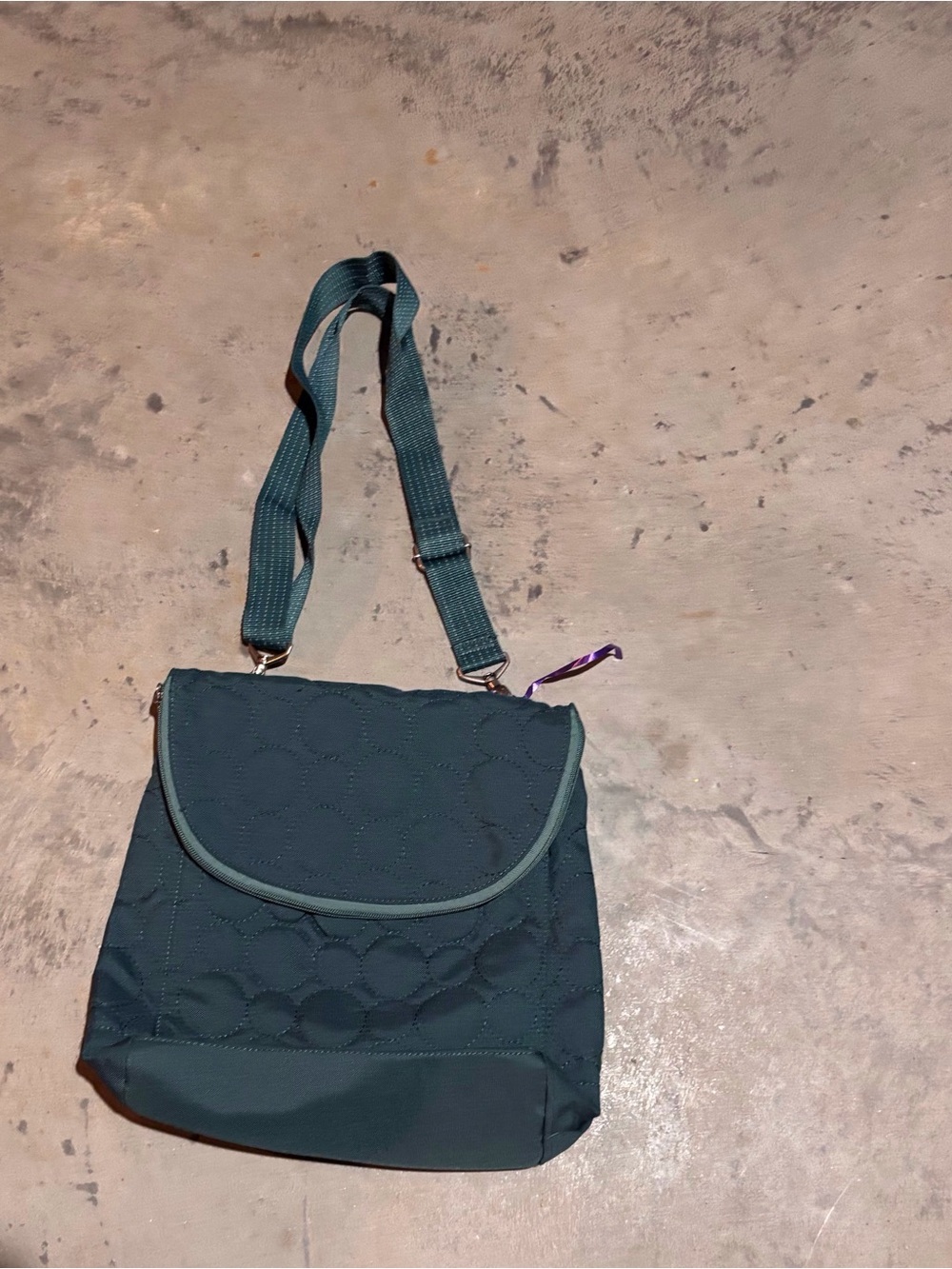 thirty-one Teal Quilted Crossbody Bag